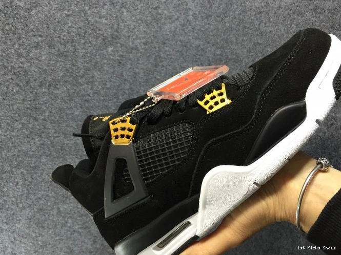 4 metallic 308497- jordan 1165 UrbanStyle black “royalty” gold-white mens air 0111